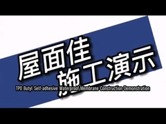 Membrana d'impermeabilizzazione autoadesiva butilica resistente del tempo di Bondsure® TPO