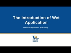 Applicazione bagnata (membrana autoadesiva utilizzata insieme al cemento bagnato)